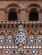 Detalle del pórtico.