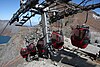 Cable car at the top of Mount Baekdu