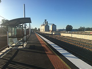 <span class="mw-page-title-main">Murchison East railway station</span> Railway station in Victoria, Australia