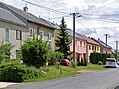 Čeština: Domky u silnice v Nových Dvorech, části Náměšti na Hané English: Main street in Nové Dvory, part of Náměšť na Hané, Czech Republic.