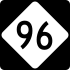 North Carolina Highway 96 marker