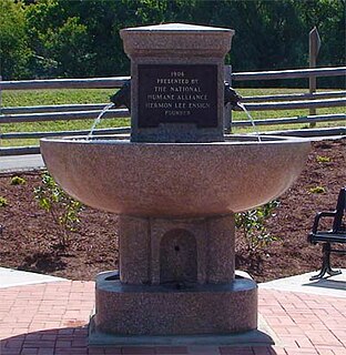 National Humane Alliance fountains