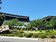 This is a photograph of the National Wine Centre of Australia on North Terrace.