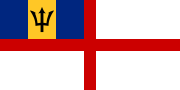 Миниатюра для Афаил:Naval Ensign of Barbados.svg