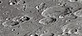 English: Nearch lunar crater as seen from Earth with satellite craters labeled