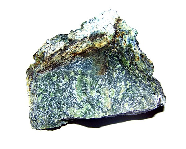 Nephrite from Jordanów Śląski (Poland)