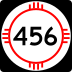 State Road 456 marker