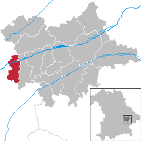 Poziția localității Niederviehbach