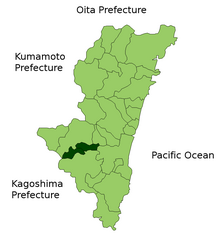 Miyazaki Prefecture.png, Nishimorokata Bölgesi