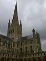 Norwich Cathedral, the spire.JPG
