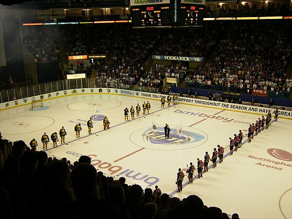 Nottingham Panthers vs Cardiff Devils at the 2010–11 play-off final
