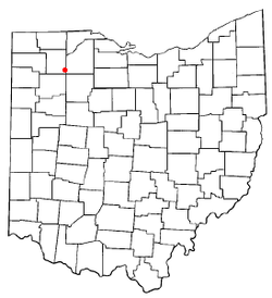 Umístění Deshler, Ohio