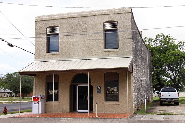 A former general store, built in 1879, still stands on the square in Junction.