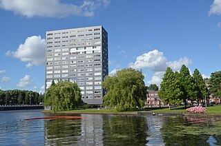 Oostoever Neighborhood of Amsterdam in North Holland, Netherlands