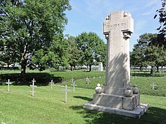 Cimetière allemand, la croix.