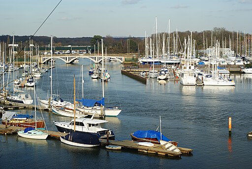 Overlooking the River Hamble at Bursledon - geograph.org.uk - 1737803