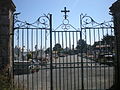 Le cimetière, ancien site de l'église paroissiale