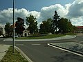 Čeština: Kruhový objezd u Kapličky ve směru na Budějovice, Písek, Jihočeský kraj nápověda English: Southeast corner of Písek, South Bohemian Region, CZ help