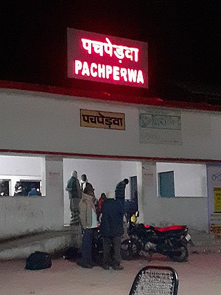 <span class="mw-page-title-main">Pachperwa railway station</span> Railway station in Uttar Pradesh India