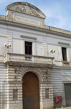 Cerignola eski Belediye Sarayi "Palazzo Carmelo"