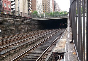 Looking south into the Park Avenue Tunnel