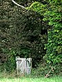 Peculiar white gate - geograph.org.uk - 560154.jpg