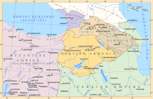 Map of the Sasanian Armenia. Persian Armenia.gif