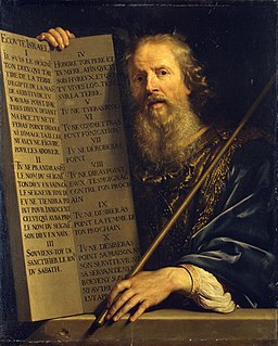 Philippe de Champaigne - Moses with the Ten Commandments - WGA04717