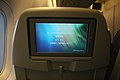 In-flight entertainment system on a Philippine Airlines Boeing 747-400