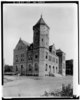 Photocopy of photograph (published in Binghamton, Illustrated, Published in Nine Parts, H. R. Page and Co.- 1890, Part IV) FRONT AND SIDE, SHOWING TOWER - U. S. Courthouse and Post HABS NY,4-BING,20-3.tif