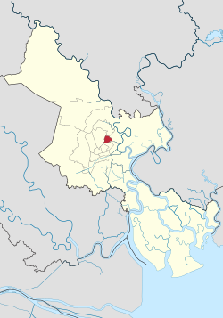 富润郡在胡志明市的位置