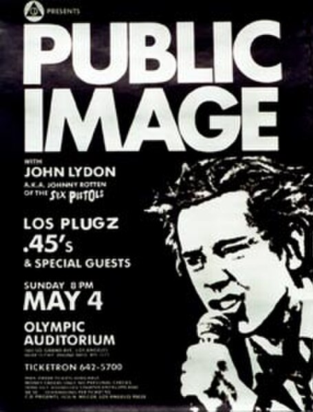 A PiL promotional poster, 1980.