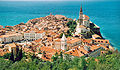 ピランはスロベニアでも屈指の観光地。