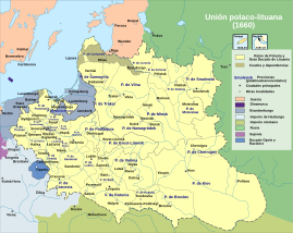 Las consecuencias de la guerra: los territorios suecos tras el Tratado de Roskilde y las fronteras polaco-lituanas en 1660. Los principales cambios fueron el afianzamiento del control sueco del Báltico y la cesión total del Ducado de Prusia a Brandeburgo.