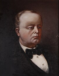 Konsuli Carl Grundfeldtin muotokuva, noin 1870.