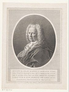 Portret van Historicus Scipione Maffei, RP-P-1909-5212.jpg