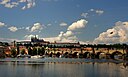 Prague Castle from Vltava bank