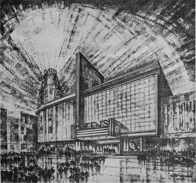 File:Queen's Theatre Gonda drawing 1941.jpg