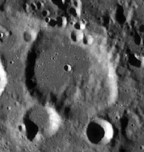 Снимок зонда Lunar Reconnaissance Orbiter.