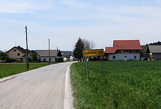 Radohova Vas in Lower Carniola, Slovenia