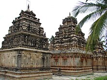 Three pyramidal temples