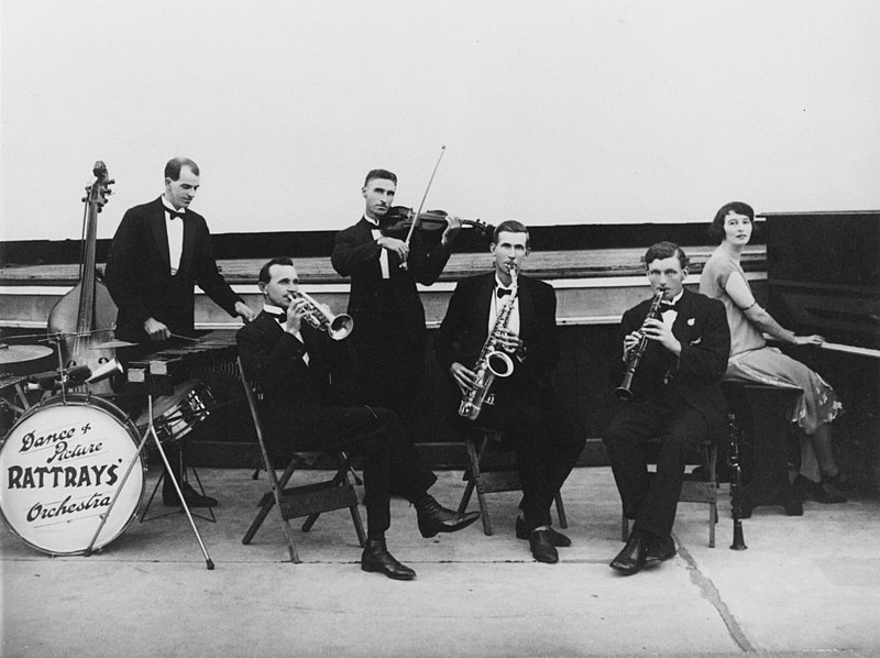 File:Rattray's Dance Orchestra in Bundaberg, Queensland, ca. 1928 (9234367935).jpg