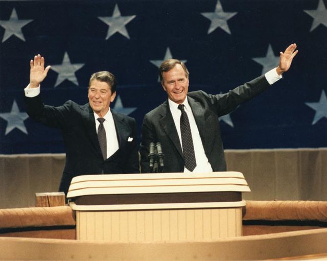 President Reagan and Vice President Bush at the 1984 Republican National Convention in Dallas