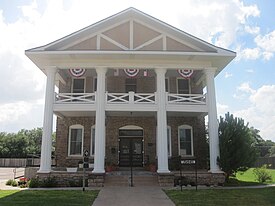 Garza County Historical Museum in Post is a restored sanitarium