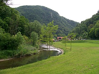 Sotla- / Sutla-Talenge, between the mountain slopes Cesargradska gora and Zelenjak, northwest of Klanjec / Croatia