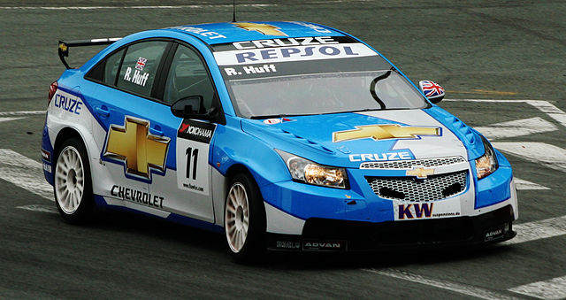 A Chevrolet Cruze touring car