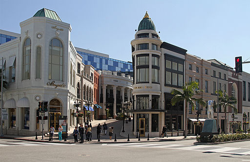 Rodeo Drive & Via Rodeo, Beverly Hills, LA, CA, jjron 21.03.2012