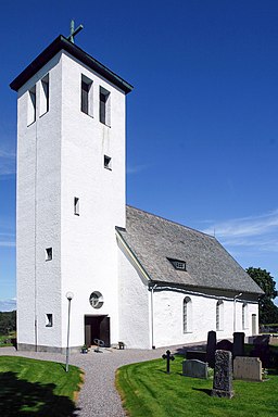 Rölanda kyrka i augusti 2009