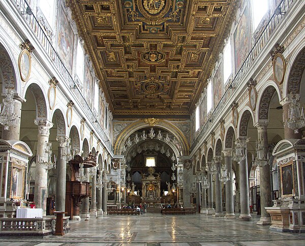 Interior of the church.