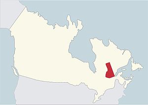 Mapa diecéze Chicoutimi